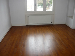 Restauration après moquette collée