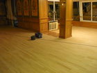 Restauration du parquet de l'hôtel parc and suite (Genève) parquet avec un fort trafic