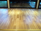 Restauration du parquet de l'hôtel parc and suite (Genève) parquet avec un fort trafic