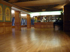 Restauration du parquet de l'hôtel parc and suite (Genève) parquet avec un fort trafic