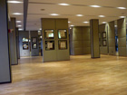 Restauration du parquet de l'hôtel parc and suite (Genève) parquet avec un fort trafic