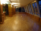Restauration du parquet de l'hôtel parc and suite (Genève) parquet avec un fort trafic